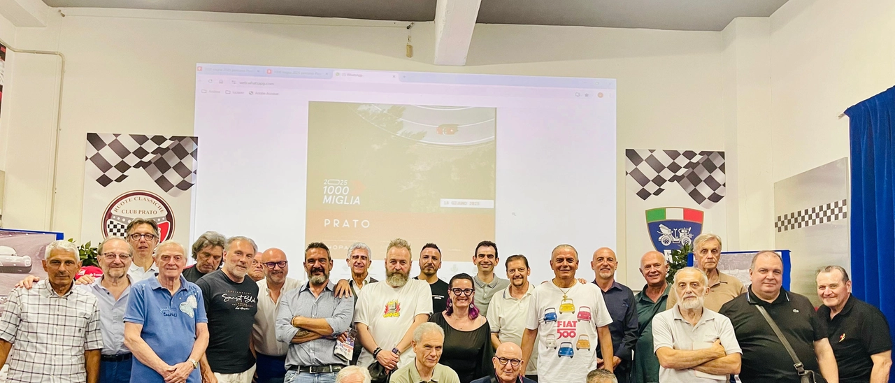 Prato, sale l'attesa per la 1000 Miglia. Le iniziative in vista del passaggio della corsa