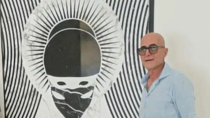 Frediani e una delle sue opere Frediani e una delle sue opere
