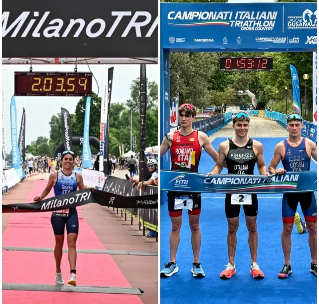 Weekend di gloria per il Firenze Triathlon: titoli italiani, trionfi e un evento da record