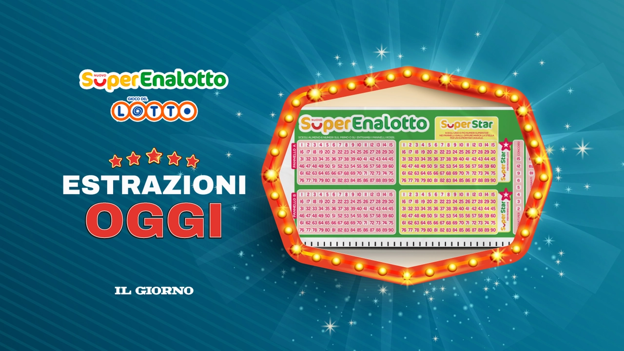 L'estrazione di oggi di SuperEnalotto, Lotto e 10eLotto L'estrazione di oggi di SuperEnalotto, Lotto e 10eLotto