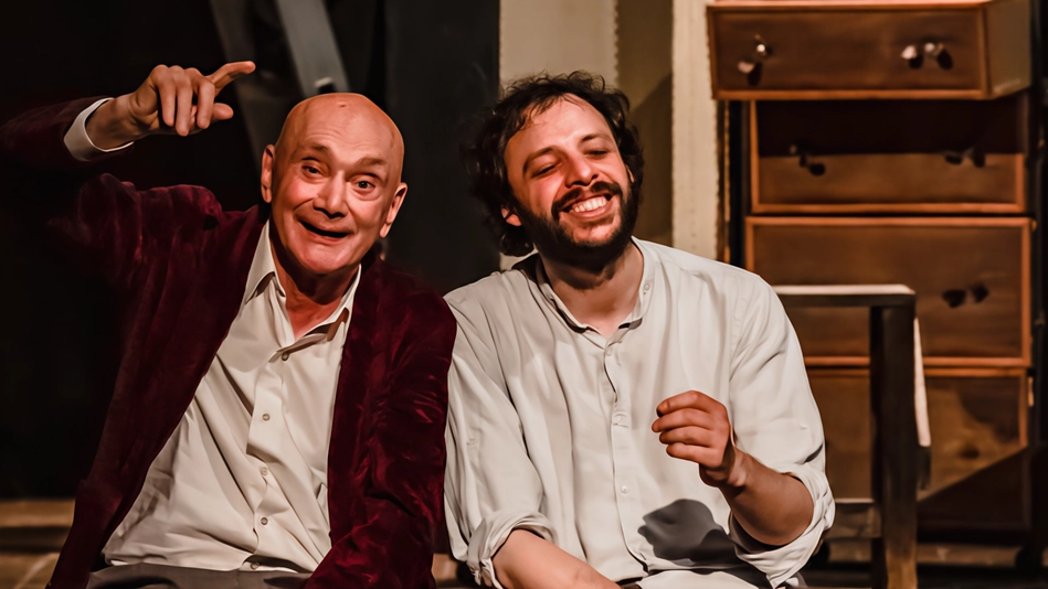 Alle 21 sul palco Nicola Borghesi, Enzo Vetrano e Stefano Randisi in un confronto fra due mondi Alle 21 sul palco Nicola Borghesi, Enzo Vetrano e Stefano Randisi in un confronto fra due mondi