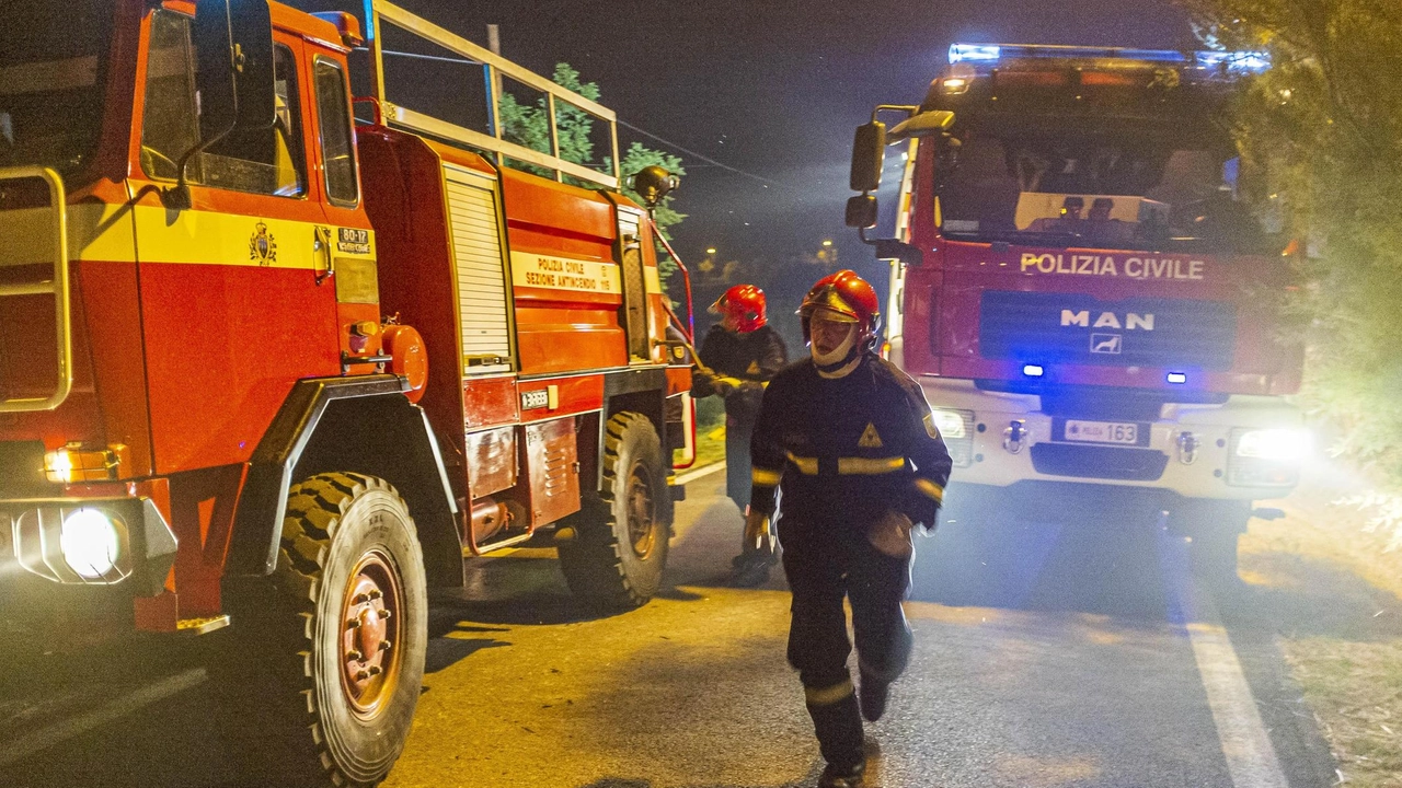 I vigili del fuoco hanno rapidamente domato le fiamme I vigili del fuoco hanno rapidamente domato le fiamme
