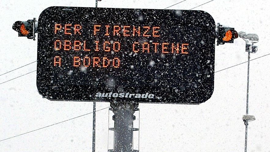 Nel 2015 l’A1 si bloccò per neve Nel 2015 l’A1 si bloccò per neve