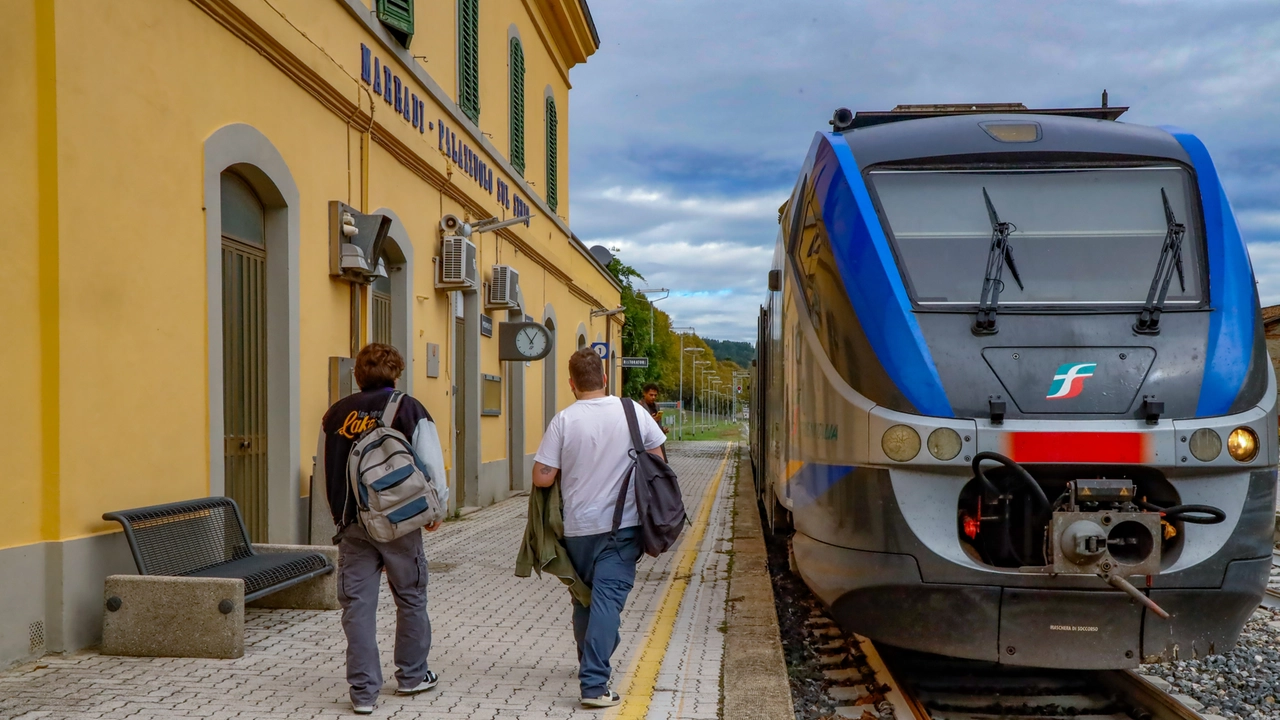 La stazione ferroviaria di Marradi-Palazzuolo sul Senio