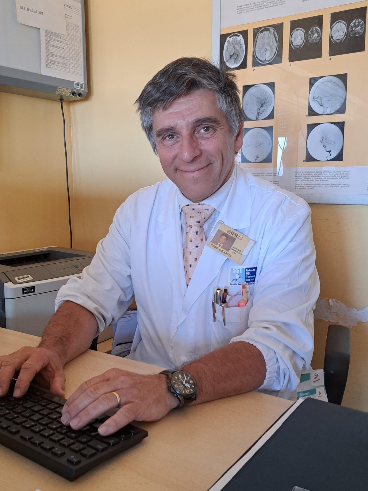 Ospedale di Arezzo, Piero Coleschi è il nuovo primario della Neurologia