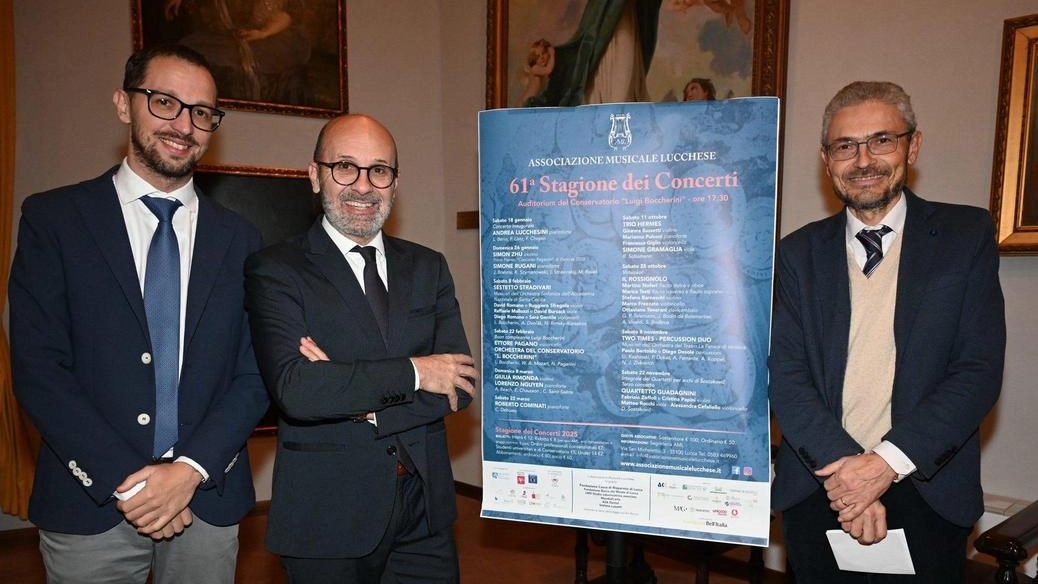 La presentazione della 61ª edizione dei concerti dell’Associazione musicale lucchese La presentazione della 61ª edizione dei concerti dell’Associazione musicale lucchese