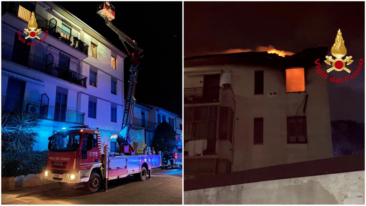 L'intervento dei vigili del fuoco a Empoli L'intervento dei vigili del fuoco a Empoli
