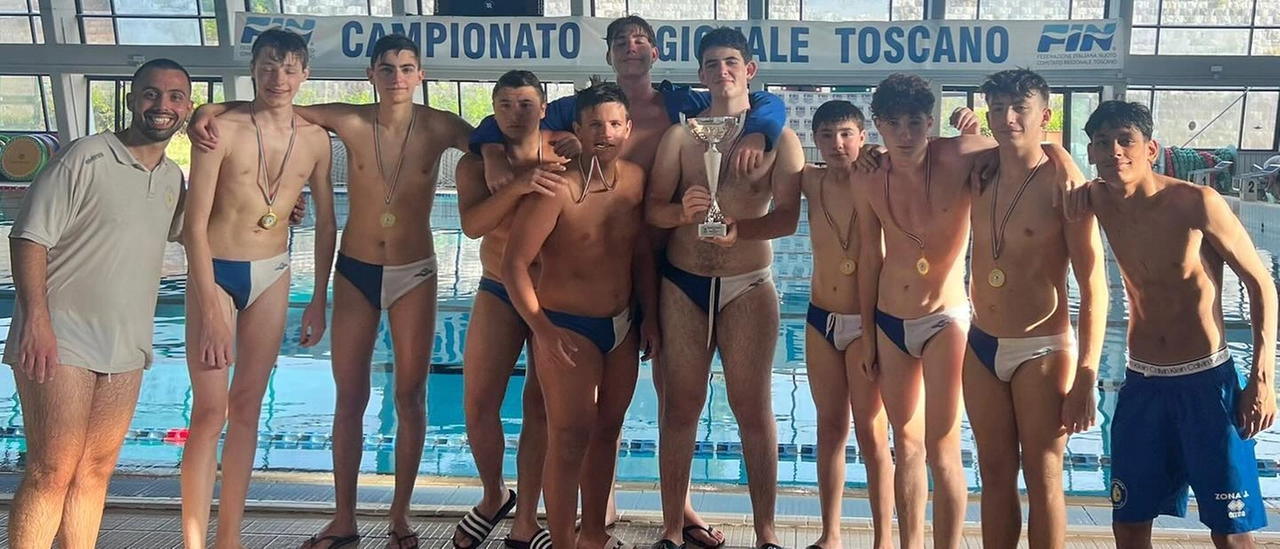 Pallanuoto, gli U16 dell'Azzurra si laureano campioni toscani