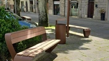Alcuni degli arredi che sono stati messi ad Abbadia San Salvatore Alcuni degli arredi che sono stati messi ad Abbadia San Salvatore
