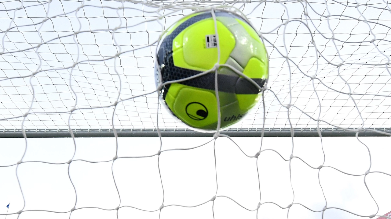Un pallone in rete Un pallone in rete