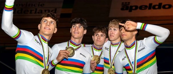 Ciclismo, Castelfiorentino sul tetto del mondo: Francesco Matteoli campione juniores su pista