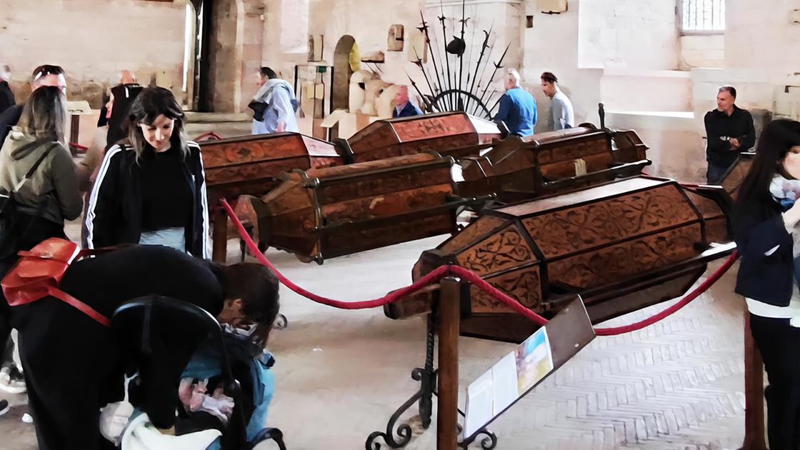 Che la festa cominci. Gubbio, i Ceri in città. Spettacolare discesa Che la festa cominci. Gubbio, i Ceri in città. Spettacolare discesa