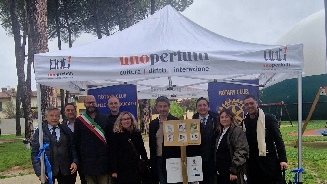Il momento dell'inaugurazione
