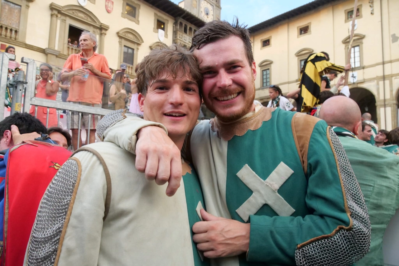 Tommaso Marmorini e Saverio Montini, i due giostratori vincenti di Sant'Andrea