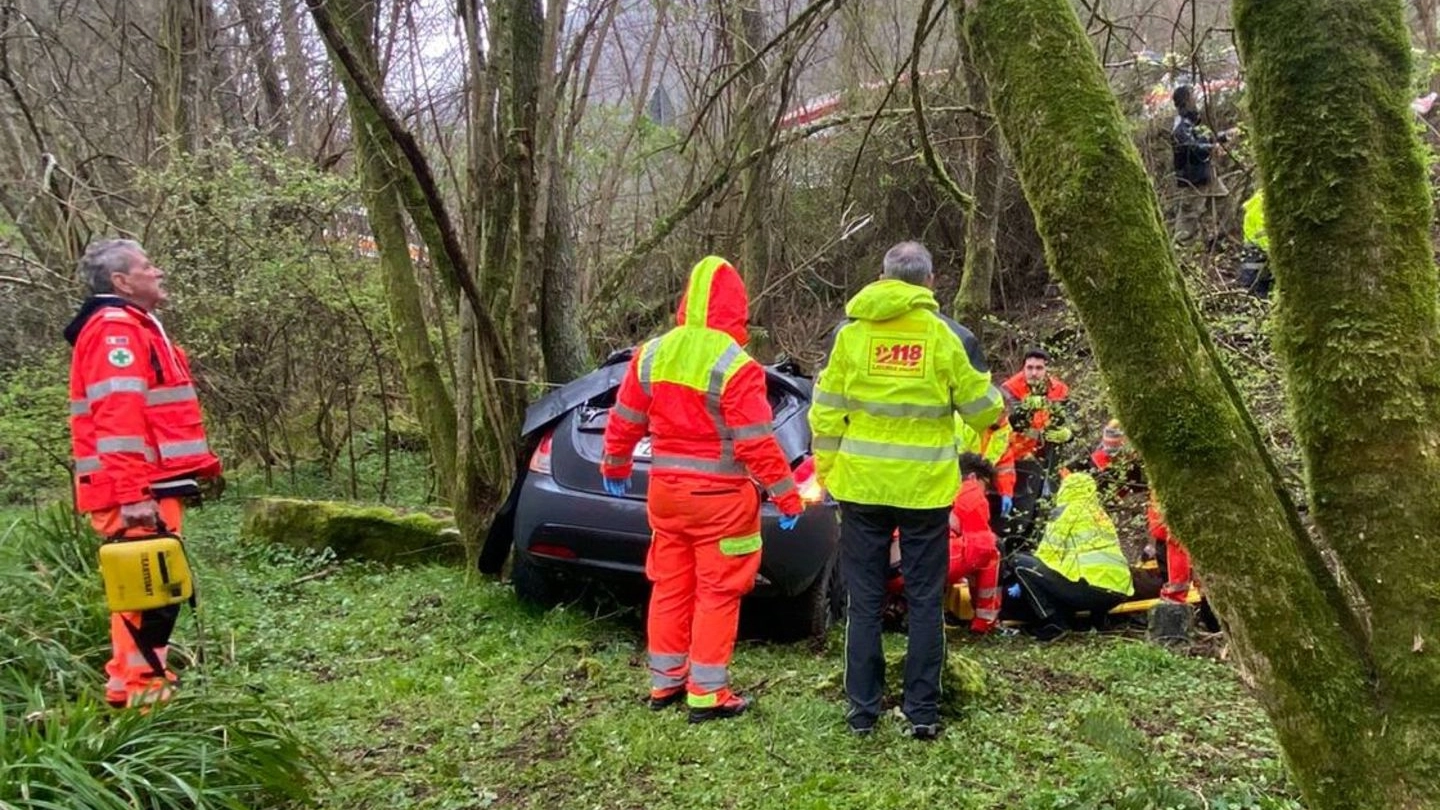 L’incidente è accaduto nello Spezzino, a Pignone, sulla provinciale 38 in località Puin