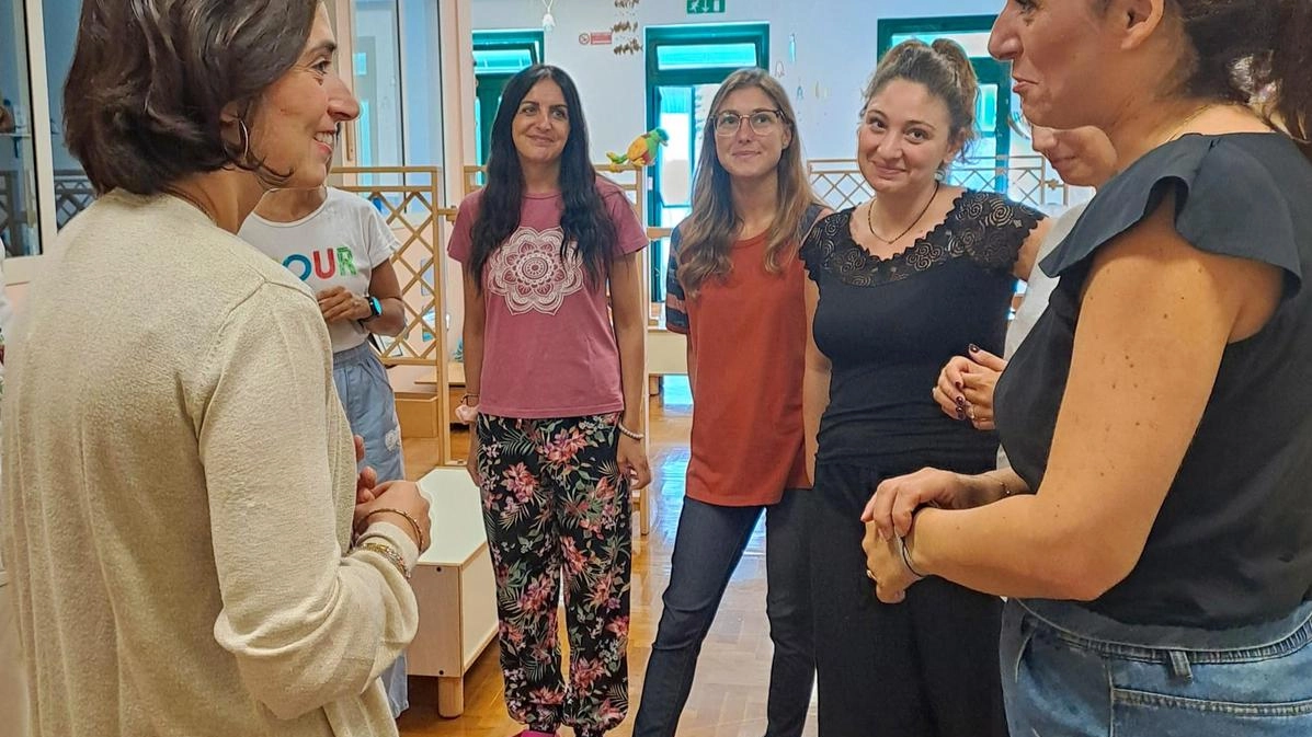 L’assessore Sara Martini in visita agli asili nido d’infanzia comunali per l’inizio dell’anno scolastico Foto Germogli L’assessore Sara Martini in visita agli asili nido d’infanzia comunali per l’inizio dell’anno scolastico Foto Germogli