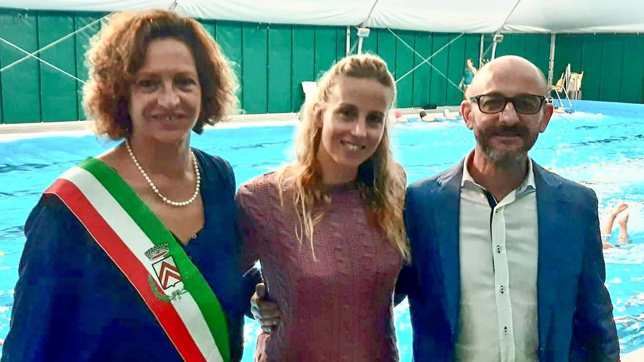 Ginevra Taddeucci all’inaugurazione della piscina di Lastra a Signa nel 2022 Ginevra Taddeucci all’inaugurazione della piscina di Lastra a Signa nel 2022