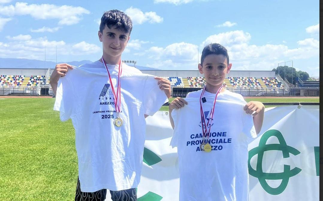 cinque titoli provinciali per bambini e ragazzi dell8217alga atletica arezzo