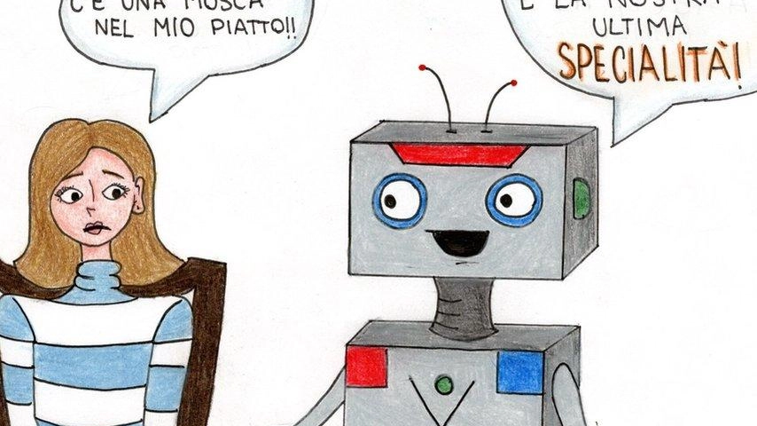 Nel futuro anche un robot cameriere che ci accompagna al tavolo Nel futuro anche un robot cameriere che ci accompagna al tavolo