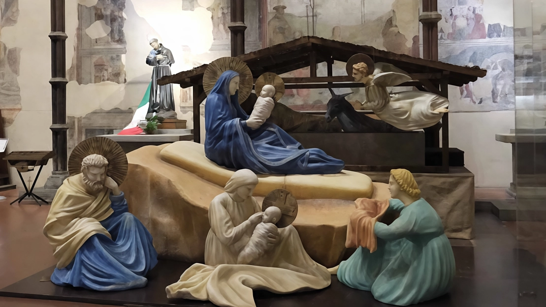 Nella basilica di San Francesco ce n’è uno con statue a grandezza naturale e con proiezione in 3D ispirato alla Natività di Assisi. Ma ce ne sono tanti altri. Nella basilica di San Francesco ce n’è uno con statue a grandezza naturale e con proiezione in 3D ispirato alla Natività di Assisi. Ma ce ne sono tanti altri.
