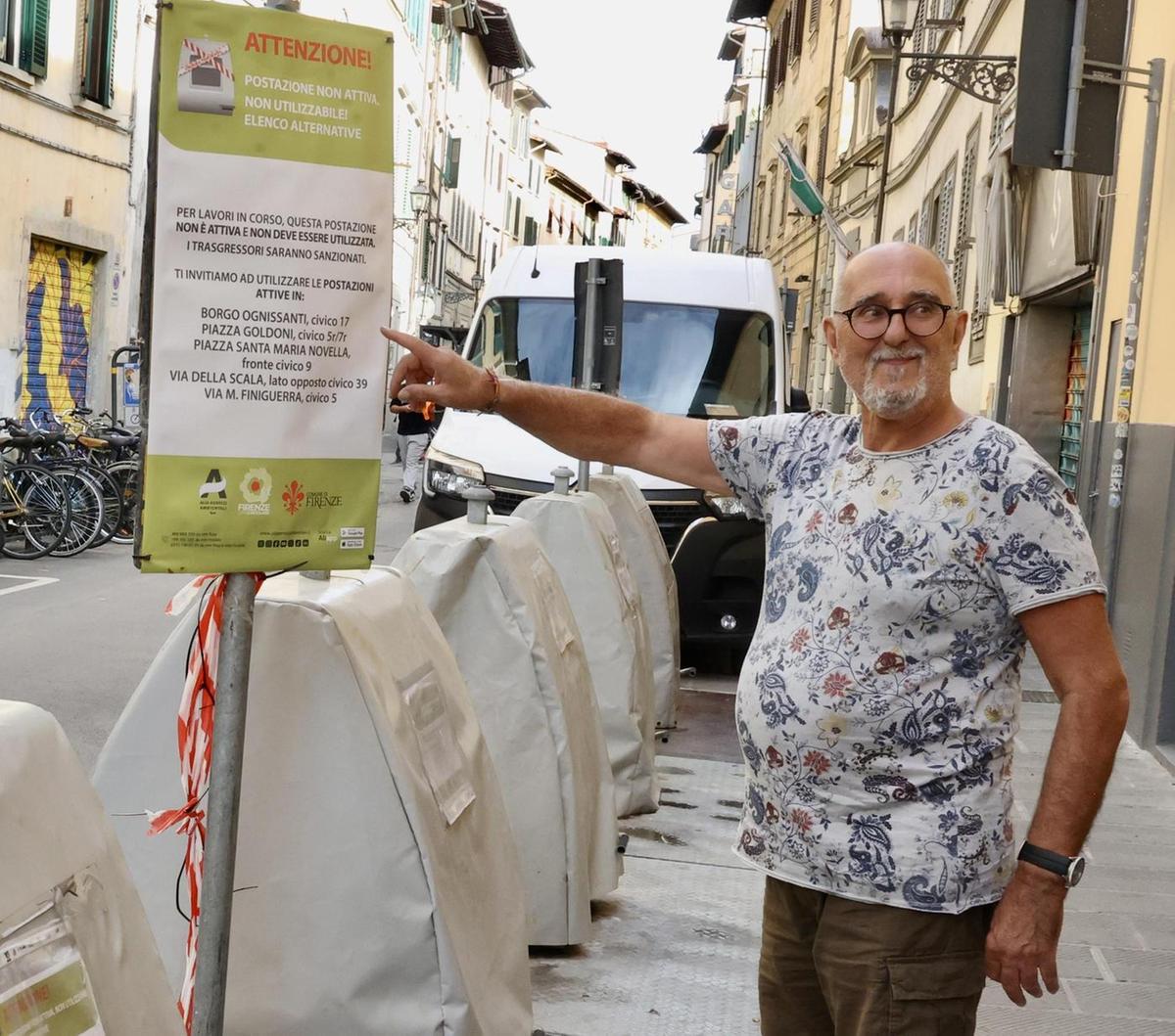 Cassonetti interrati nuovi. E inutilizzabili. Situazione paradossale in via Palazzuolo