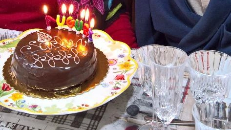 Egino Villarini con la moglie Maria Luisa ha festeggiato i cento anni Egino Villarini con la moglie Maria Luisa ha festeggiato i cento anni