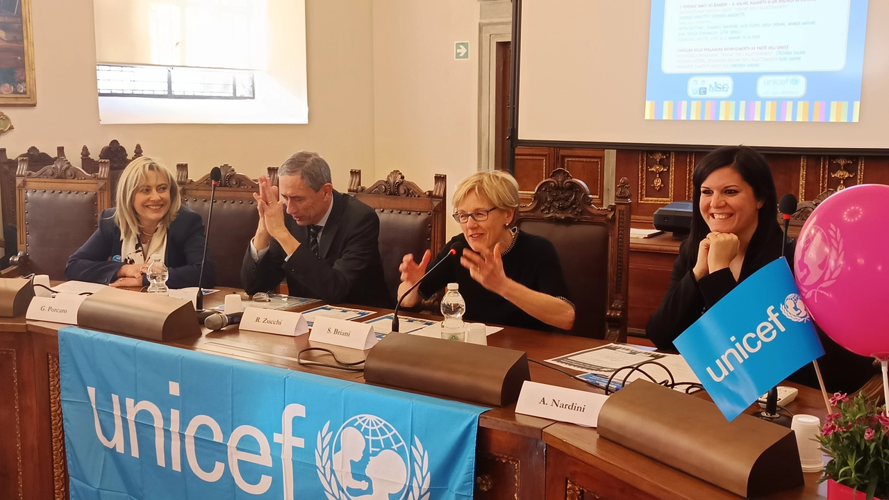 Un momento della cerimonia Un momento della cerimonia