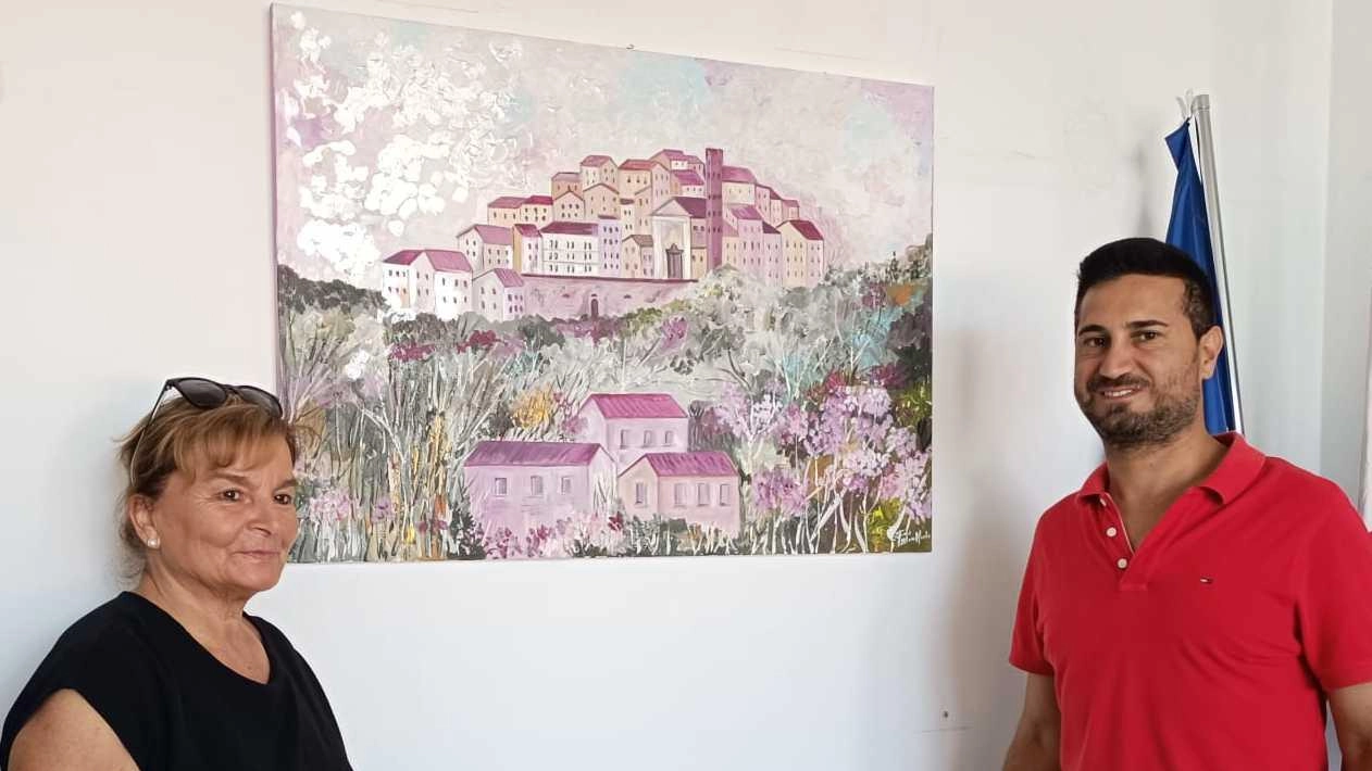 L'artista Manola Fanteria ha donato un quadro al comprensivo "Carducci" di Santa Maria a Monte, con tecniche impressioniste e richiami romantici. Il dirigente scolastico Imperatrice ha apprezzato la sensibilità artistica della docente, che ha sempre integrato l'arte nella didattica. L'artista Manola Fanteria ha donato un quadro al comprensivo "Carducci" di Santa Maria a Monte, con tecniche impressioniste e richiami romantici. Il dirigente scolastico Imperatrice ha apprezzato la sensibilità artistica della docente, che ha sempre integrato l'arte nella didattica.