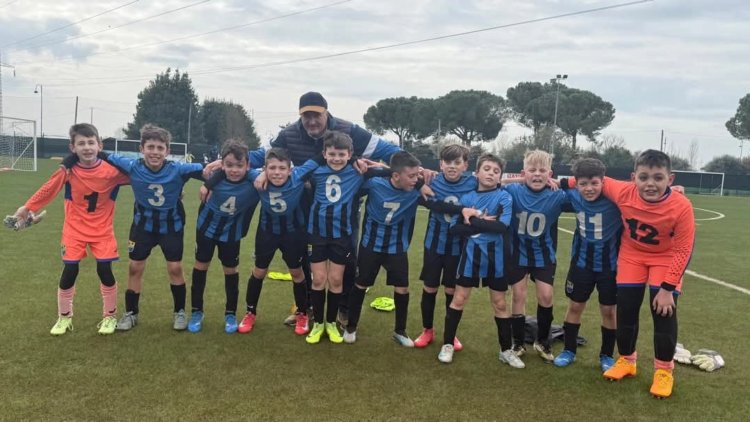 Una delle formazioni della Scuola Calcio San Giuliano