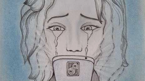 Un disegno sugli effetti del cyberbullismo Un disegno sugli effetti del cyberbullismo