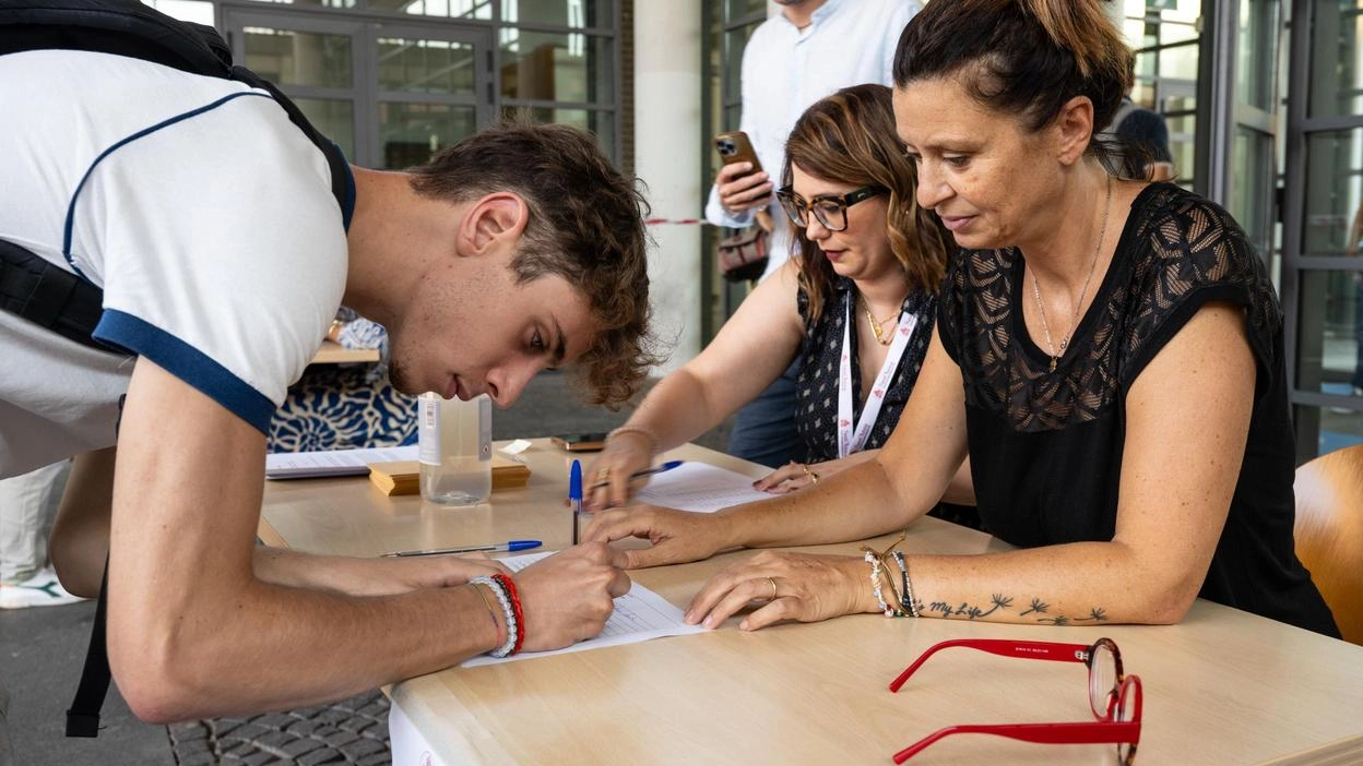 Un momento dell’accoglienza (. foto Elena Pardini per Valtriani Un momento dell’accoglienza (. foto Elena Pardini per Valtriani