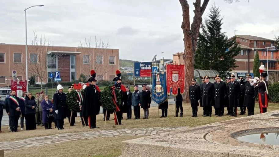 La cerimonia in memoria di Euro Tarsili e Giuseppe Savastano La cerimonia in memoria di Euro Tarsili e Giuseppe Savastano