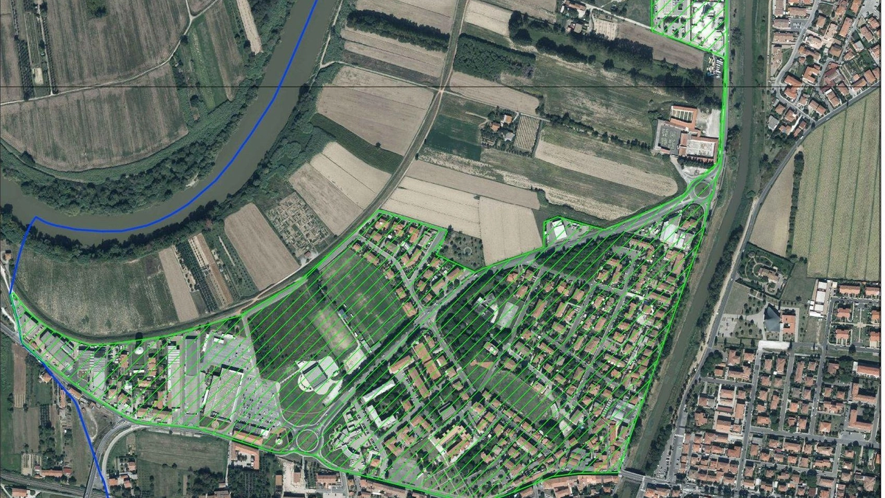 L’area evidenziata in verde è quella individuata dal Comune di Calcinaia per le attività che possono richiedere ristori L’area evidenziata in verde è quella individuata dal Comune di Calcinaia per le attività che possono richiedere ristori