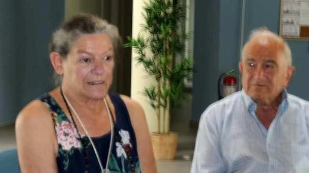 Roberta, un’inquilina del condominio solidale insieme a Massimo Minerva della Misericordia Roberta, un’inquilina del condominio solidale insieme a Massimo Minerva della Misericordia