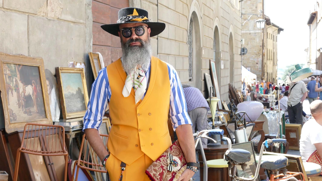 Non mancavano i dandy alla Fiera