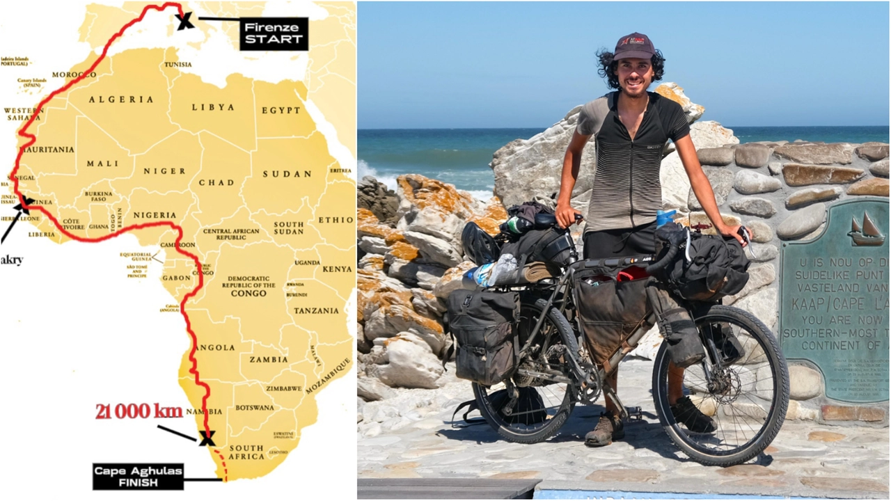 A 21 anni attraversa l’Africa in bicicletta: “Difficoltà e rischi, ma quanta bellezza”