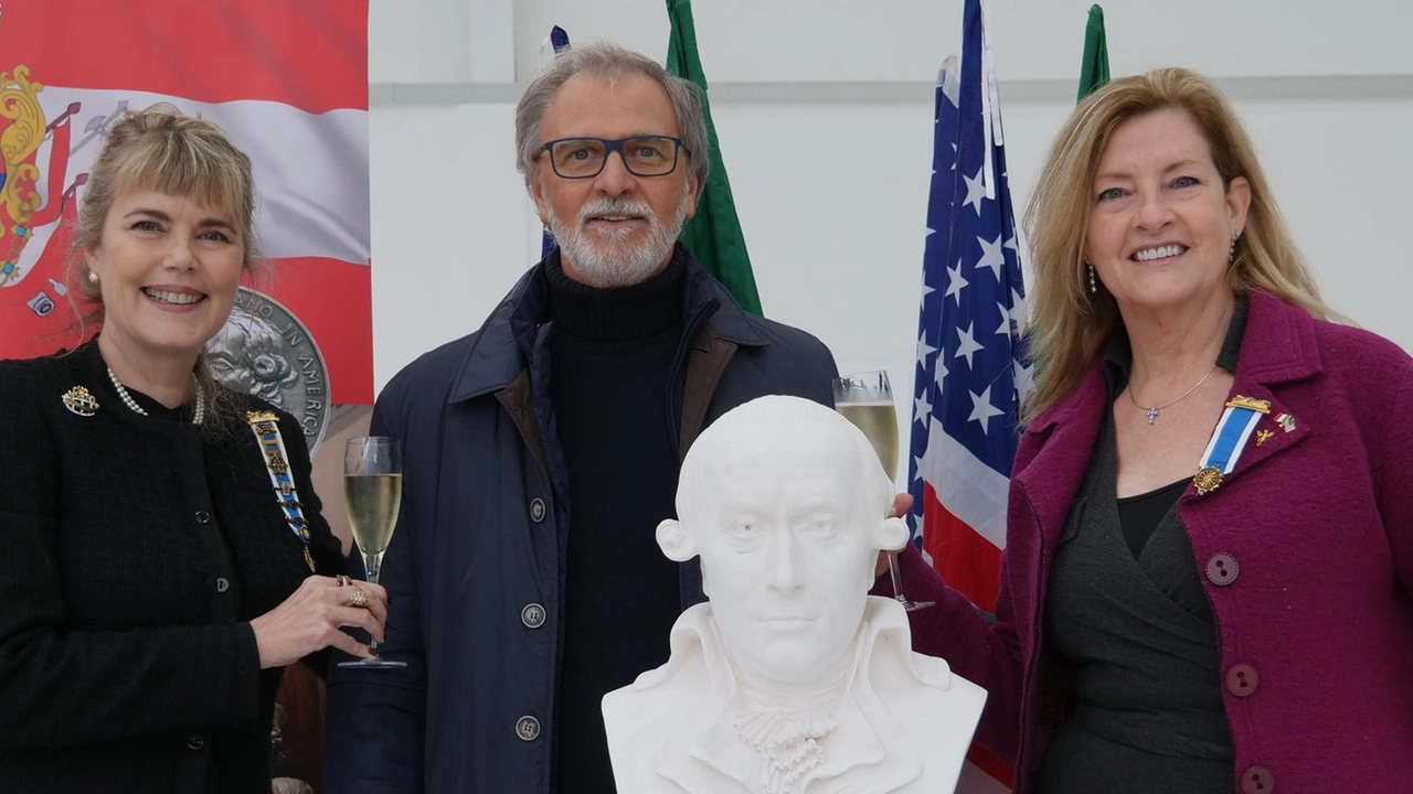 Omaggio alla figura di Filippo Mazzei con una conferenza alla Fondazione CrC e una visita alla ’Torart Factory’ dove c’è un suo busto Omaggio alla figura di Filippo Mazzei con una conferenza alla Fondazione CrC e una visita alla ’Torart Factory’ dove c’è un suo busto
