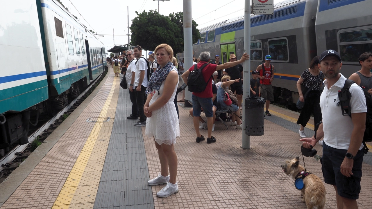 Treni fermi (Foto di repertorio) Treni fermi (Foto di repertorio)