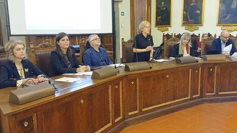 Un momento dell’incontro in Sapienza Un momento dell’incontro in Sapienza