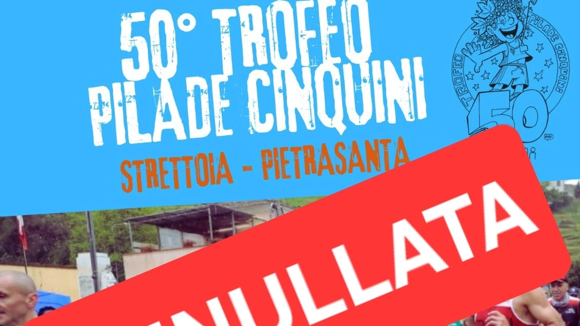 Danni del maltempo, annullato il trofeo Pilade Cinquini