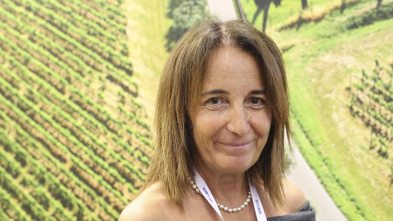 Elena D’Aquanno, presidente di Enoteca Italiana, al Vinitaly Elena D’Aquanno, presidente di Enoteca Italiana, al Vinitaly