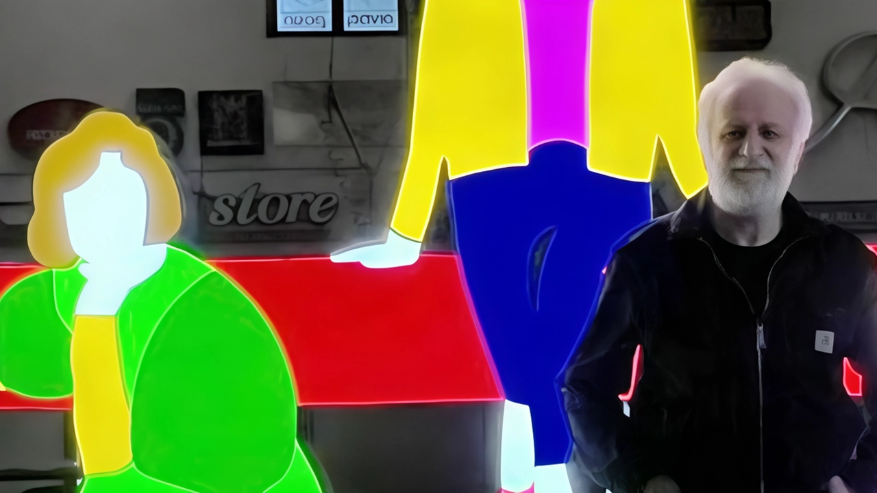 Marco Lodola tra i fondatori del gruppo «Nuovo Futurismo» Marco Lodola tra i fondatori del gruppo «Nuovo Futurismo»