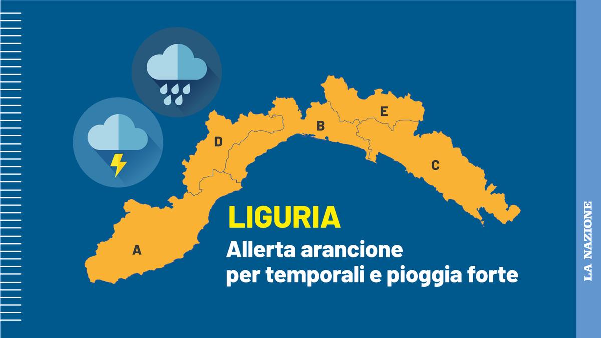 Allerta arancione in Liguria, chiudono scuole e spiagge. Rischio allagamenti