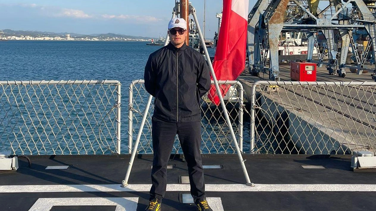 Santucci a bordo del veliero Vespucci: "Il mio sogno? Diventare capitano"