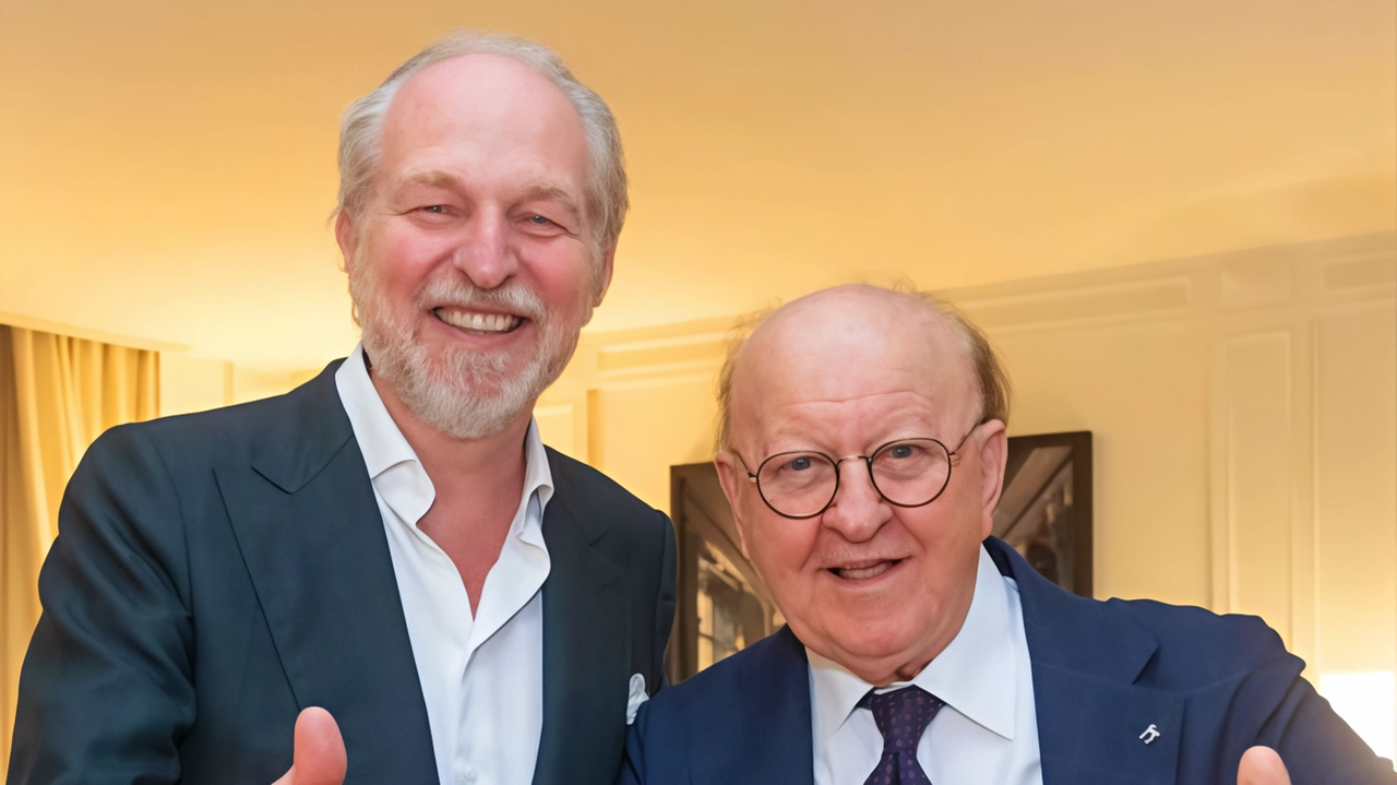 Arturo Artom e Massimo Boldi protagonisti del Cenacolo alla Versiliana Arturo Artom e Massimo Boldi protagonisti del Cenacolo alla Versiliana