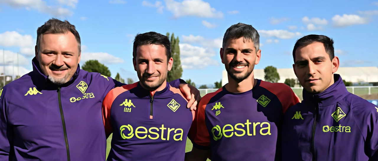 Lo staff dei collaboratori tecnici e match analyst. Fioranelli, Pioli, Vignali e Tordi. Gli avversari non hanno segreti