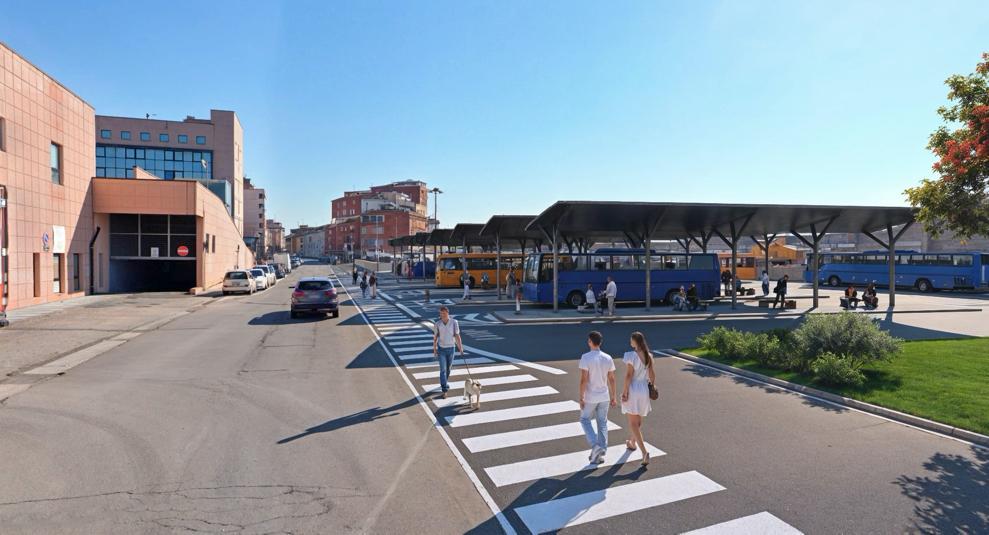 Zona stazione, il suo futuro: nuovo terminal e caserma Zona stazione, il suo futuro: nuovo terminal e caserma