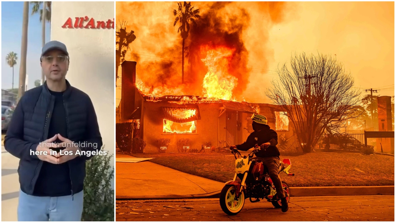 Joe Bastianich e All'Antico Vinaio, donazione di beni di prima necessità per gli incendi a Los Angeles (Foto Instagram e Ansa)