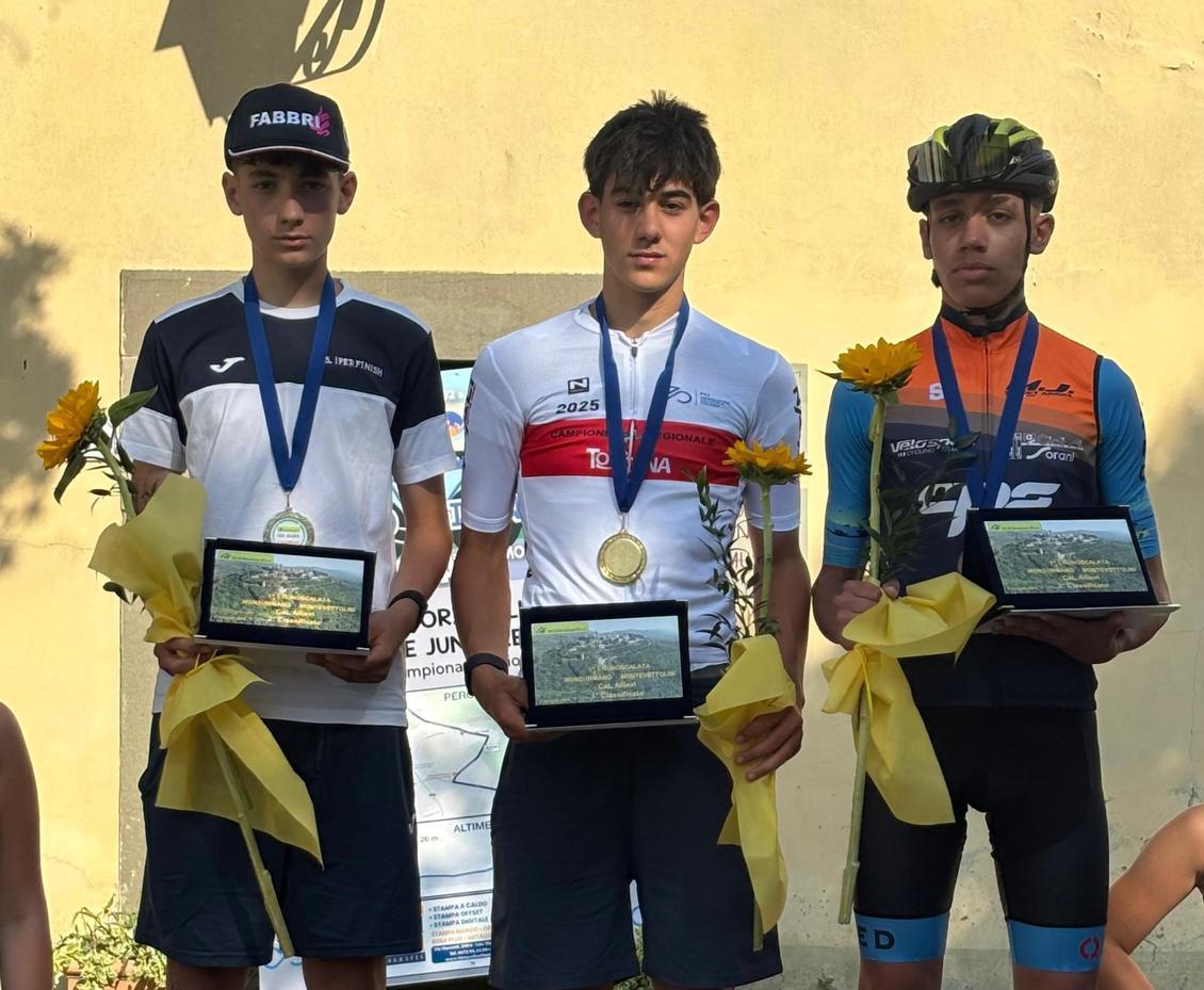 iperfinish fucecchio conquista il titolo regionale a cronometro in montagna