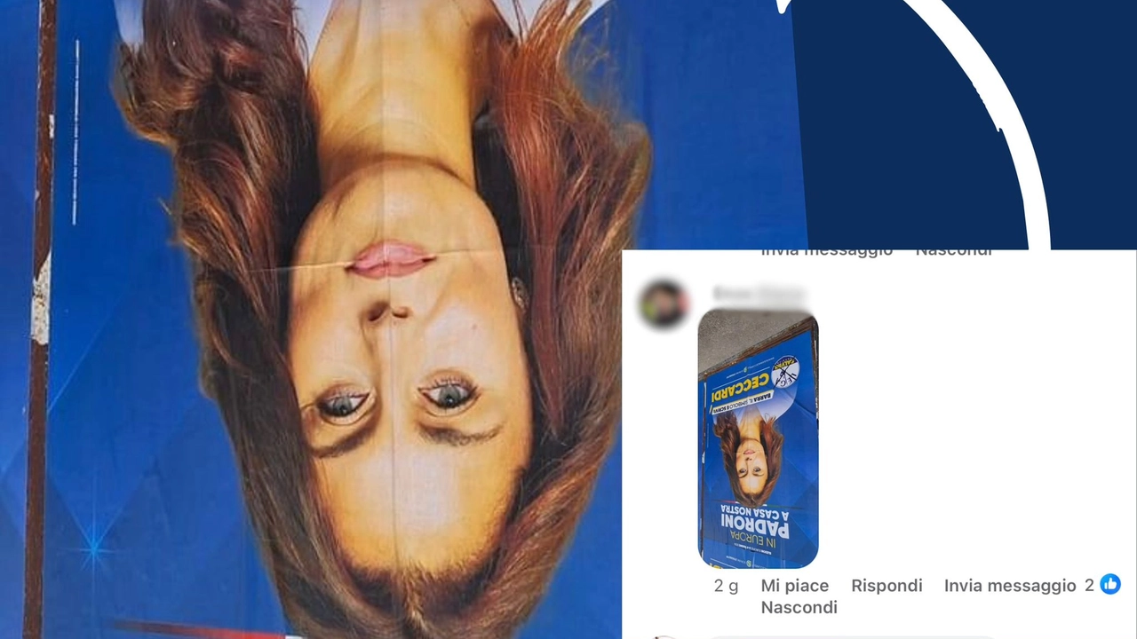 Foto di Susanna Ceccardi a testa in giù su Facebook, la replica: “Avanti senza paura”